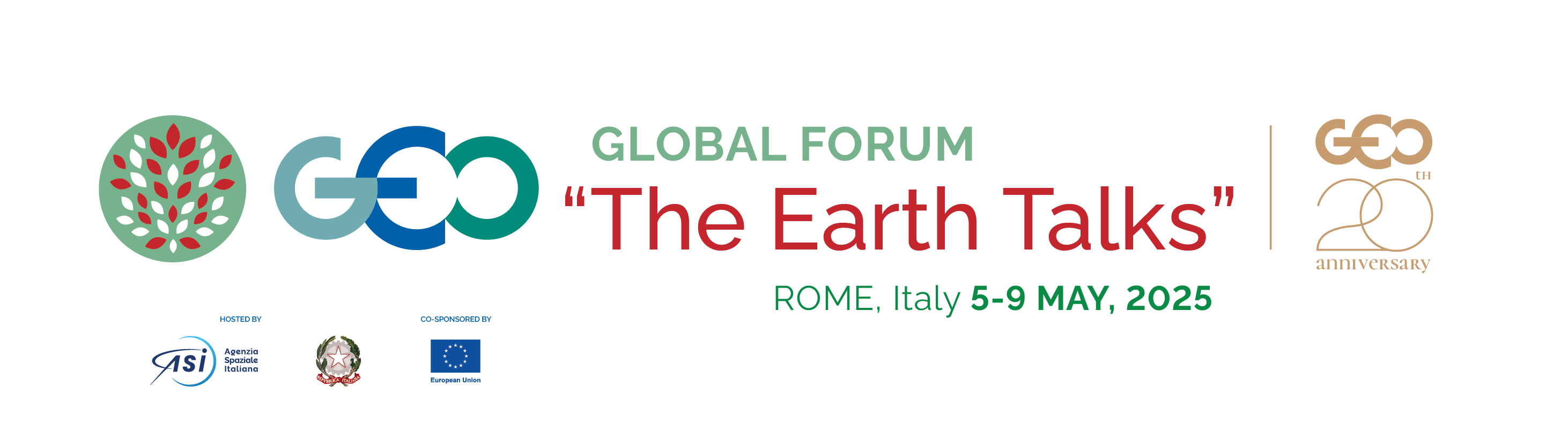 GEO 2025 Global Forum The Earth talks LOGOTYPE 09