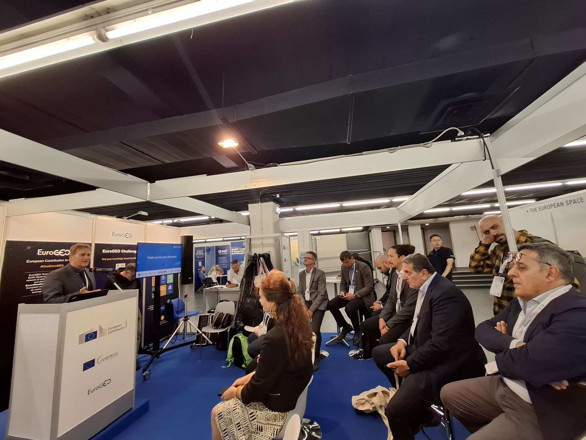 people booth