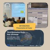 BEYOND/NOA labelled participation in the 3rd Destination Earth (DestinE) User eXchange event, in Darmstadt, Germany,15-16/10/2024